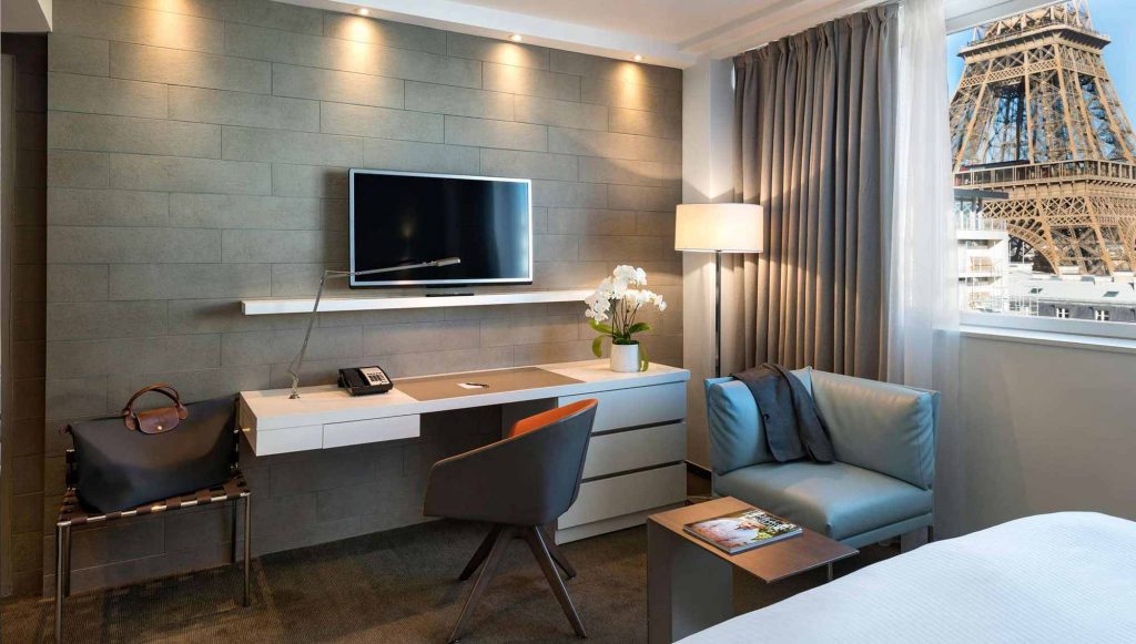 Where to Stay in Paris with Kids pullman hotel tour Eiffel