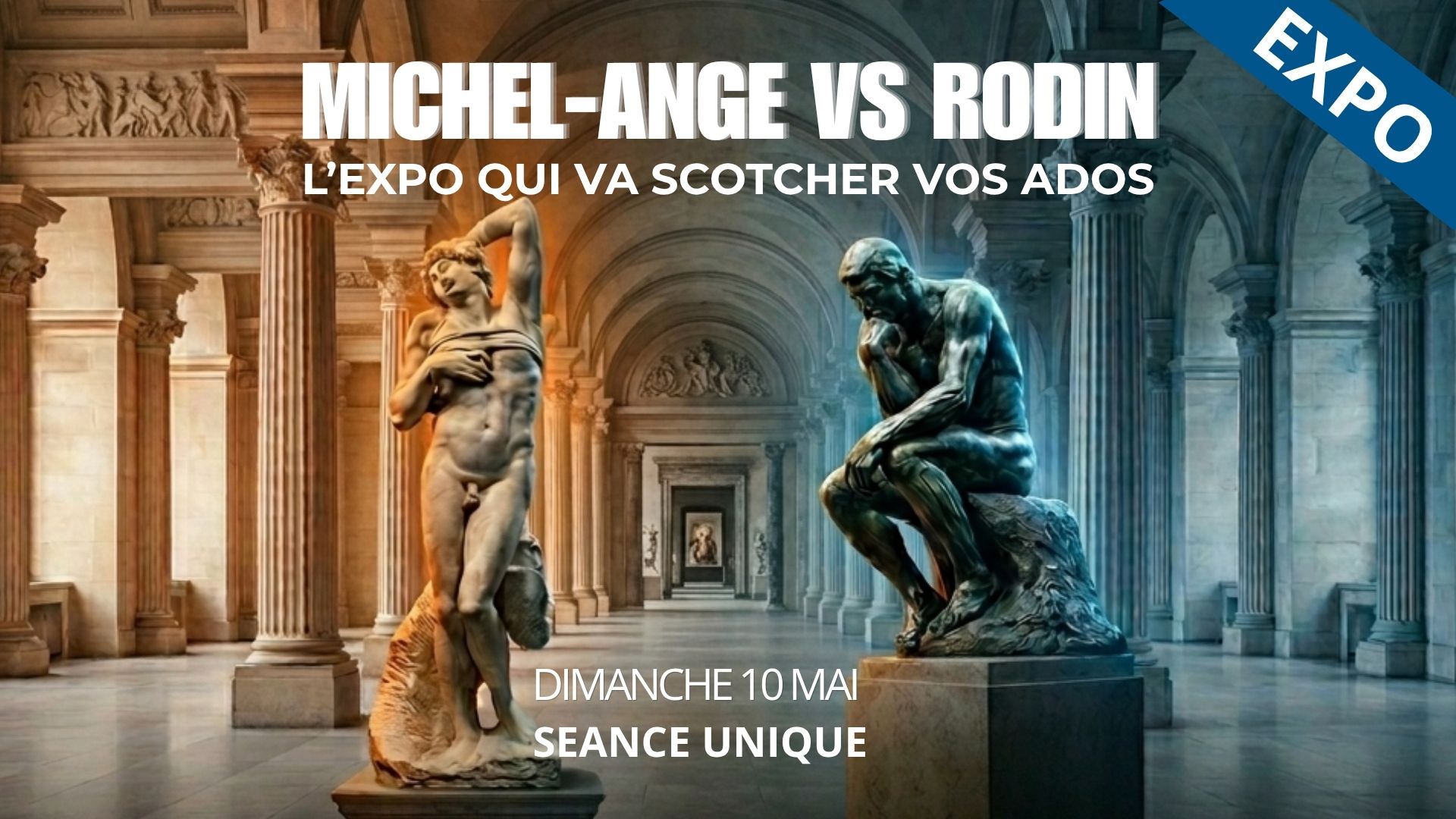Michel-Ange Rodin au Louvre